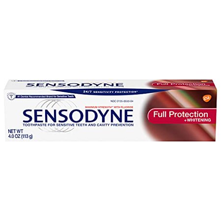 Sensodyne Full Prot Size 4 Oz Sensodyne Full Protection Plus Whitening Toothpaste