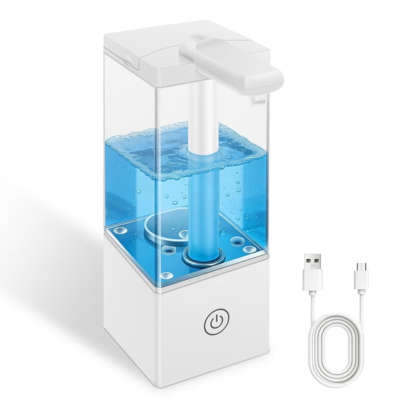 Sensor Activated Soap Dispenser, Automatic Touchless with 3 Level USB Rechargeable, Large Capacity for Hand Soap Kitchen Bathroom