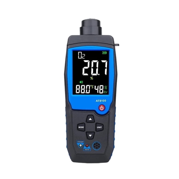 Sensor Digital Oxygen Meter O2 Gas Detector Air Quality Meter With Temperature LCD Display