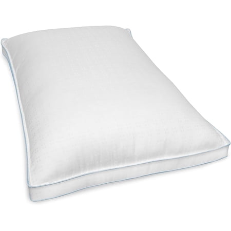Sensor Gel Cool Fusion Firm Density Standard Bed Pillow with Cooling Gel Beads, White