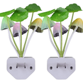 thumbnail image 1 of Sensor LED Mushroom Night Light - 2Pack Color Changing Plug in Wall Mushroom Lamp with Dusk to Dawn Sensor Auto On/Off Cottage Core Decor Nightlight, Super Power Saving, 1 of 10