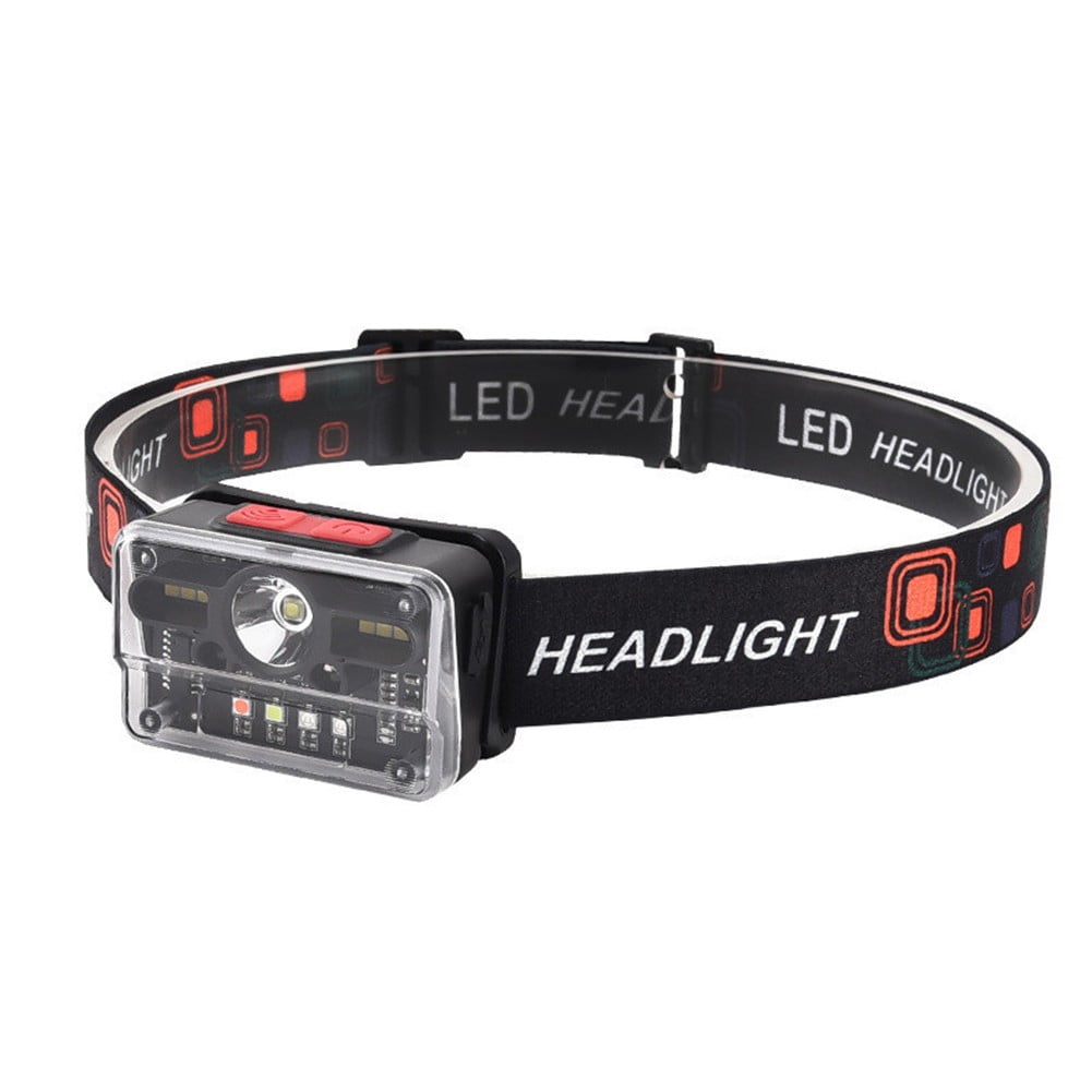 Sensor Led Headlamps Working Night Light Rechargeable Water Proof