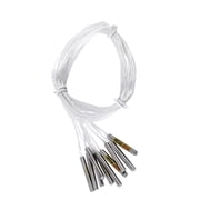 Sensor Probe, Waterproof -20  to 250  Thermal Resistance PT100 10pcs for Water Grilling Smoker Multimeter
