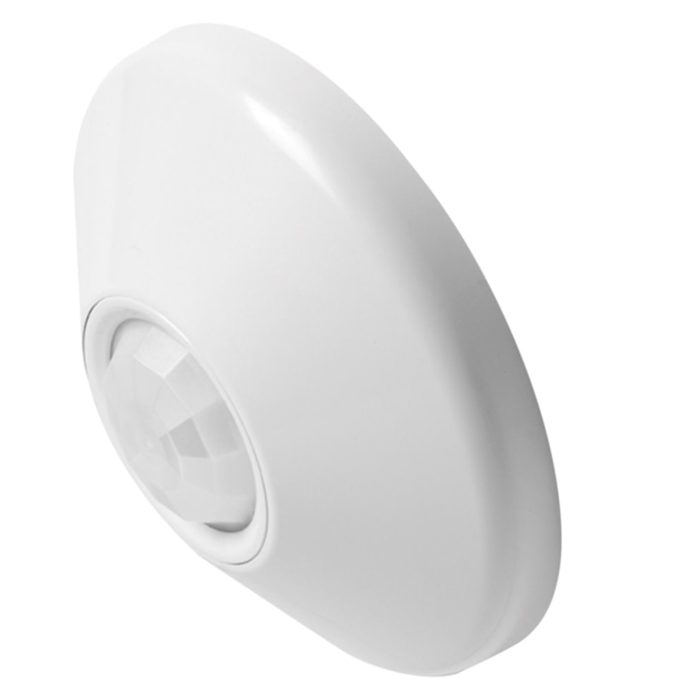 White Dual Technology Ceiling Mount Occupancy Sensor, 4.5" Diameter