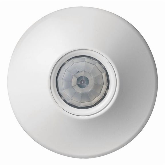 Ceiling Mount Sensor, Occupancy, Photocell, Digital Cat5 Cable, White, 2,000 sq ft, LED