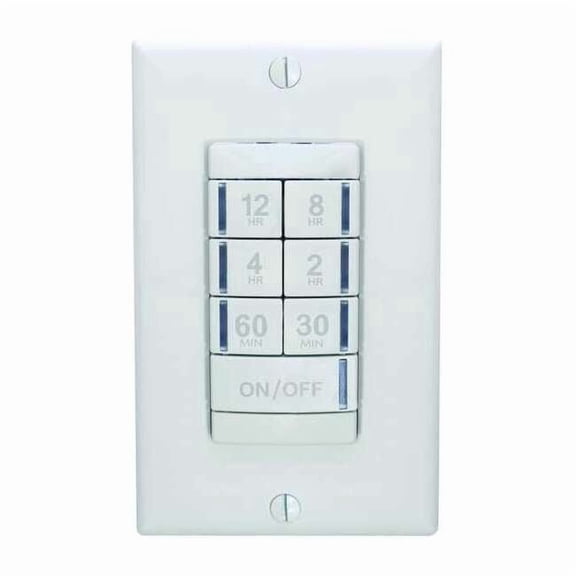 Sensor Switch Pts 720 Wh Programmable (Interval) Timer Switch Line Voltage, White