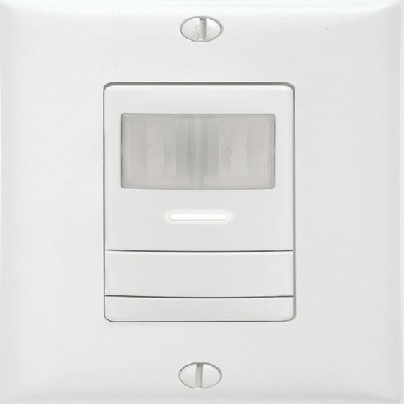 Sensor Switch WSX 2P WH PIR Occupancy Two Pole Wall Switch Sensor, Ivory , White CA2