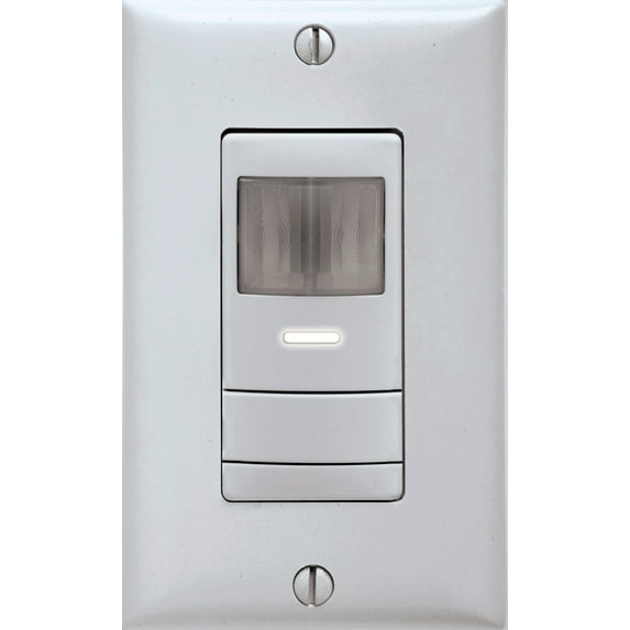 Sensor Switch WSX-PDT-2P-WH Dual-Tech Occupancy Sensor Wall Switch, 2-Pole, White