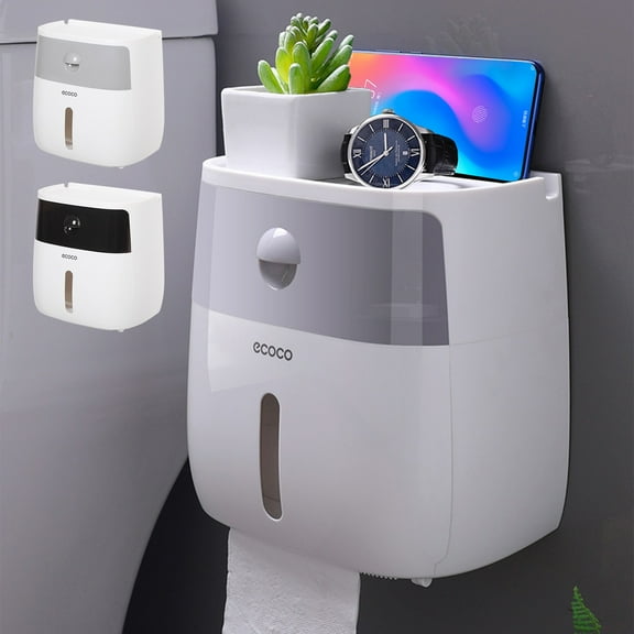 Sensor Tissue Box Wall Mounted Automatic Paper Dispensing Machine with Transparent View Window for Touchless Hygiene in Household and Commercial Bathrooms Topliu