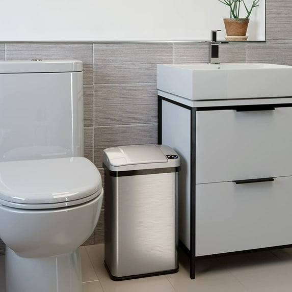 Sensor Trash Can with AbsorbX Odor Filter and Lemon Fragrance