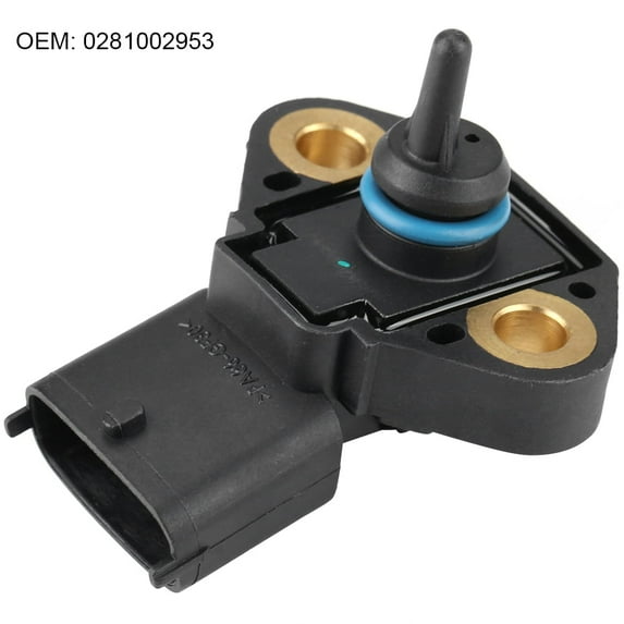 Sensor de presión de aceite de automóvil, 100% nuevo Aluminio y ABS Accesorios de automóvil Sensor de presión de aceite de motor 0281002953 Reemplazo