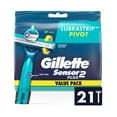 thumbnail image 1 of Sensor2 Plus Pivot Men's Disposable Razor, 21 Razors, 1 of 4