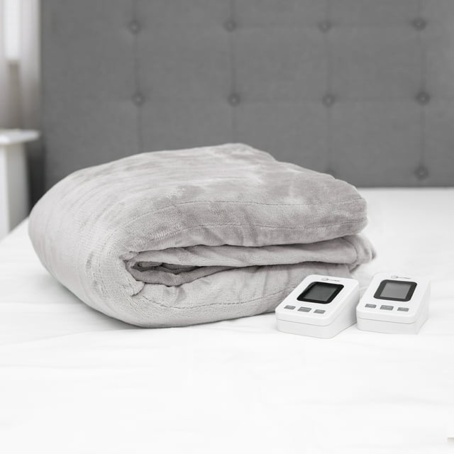 SensorPEDIC Electric Warming Blanket with SensorSafe & Two Digital