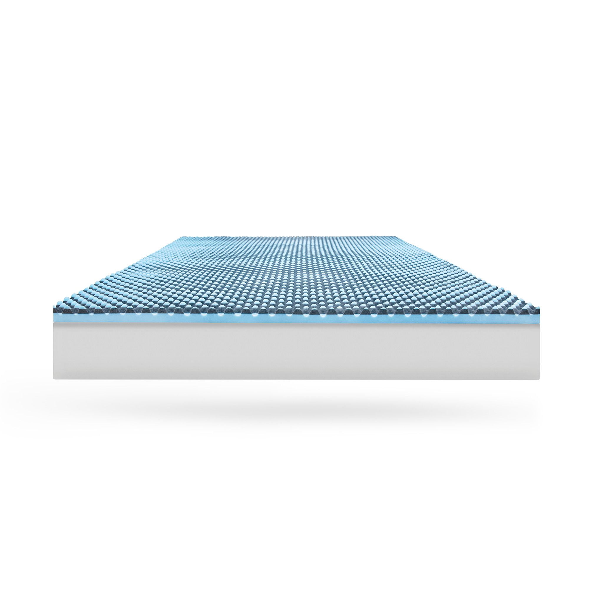 SensorPEDIC Sensorwell Charcoal and Gel Infused Hybrid Memory Foam ...