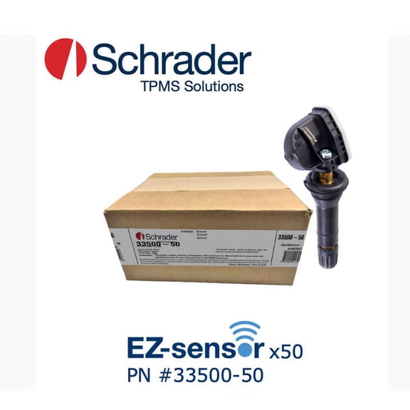 Schrader TPMS Solutions 33500-50 Programmable EZ-sensor - Snap-In - 50 Pk