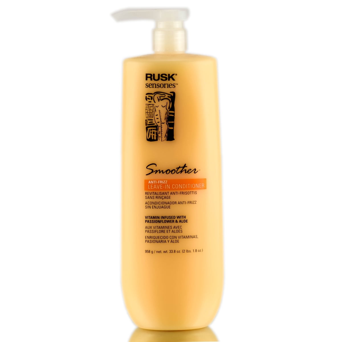 Sensories Smoother Passionflower & Aloe Leave In Texturizing Conditioner By Rusk - 33.8 O