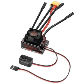 Sensorless Brushless ESC with XT60 Plug and Switch Mode BEC Waterproof 60 A Brushless Electronic Speed Controller for 1/10 RC Scale Short Course Truck