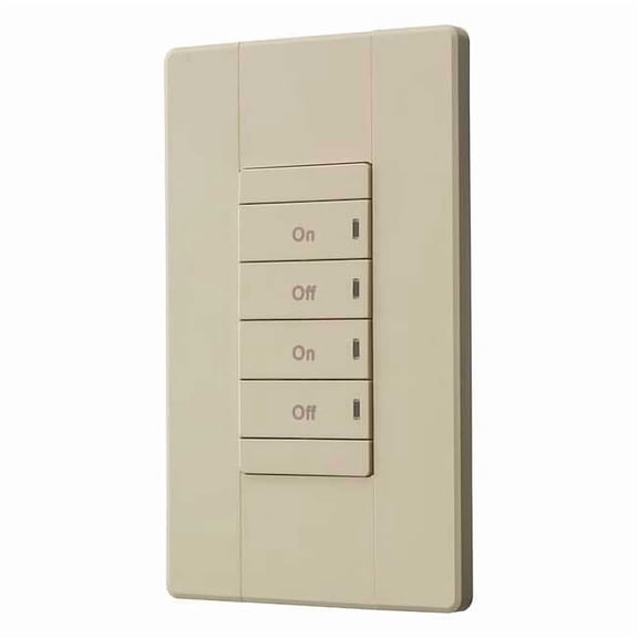 Sensor Switch NPODM-IV nLight Push Button Wallpod Switch, Ivory