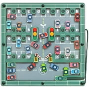 Magnetic Alphabet Maze Letter Puzzle, Car Letter Maze Board, Montessori Alphabet Learning, Travel Toys Gifts for Toddler