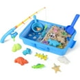 thumbnail image 2 of Sensory Bin Kit With Play Sand & Toys - Fine Motor Skills Activities For Toddlers, Autism Learning Toys With Dinosaurs & Ocean Animals 2 of 12