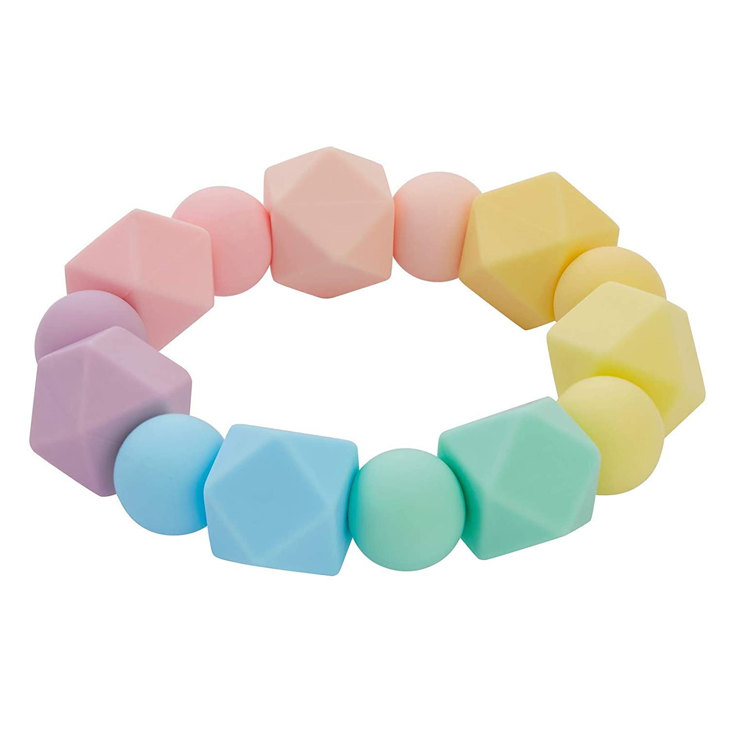 Chew Necklace for Sensory Kids 2 Pack Chewy Silicone Beads