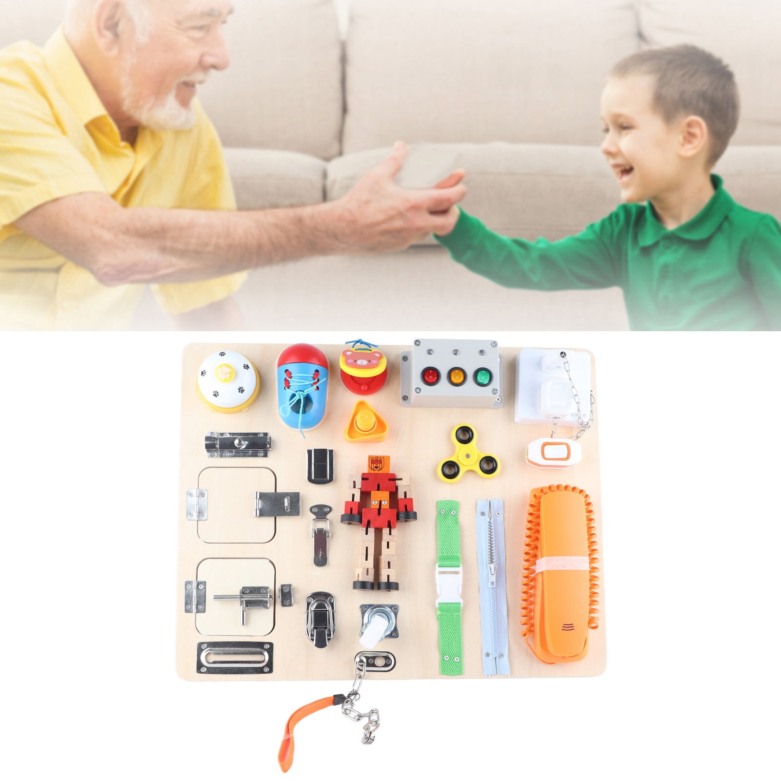 Sensory Developing Board, Developing Activity Board Fine Motor For