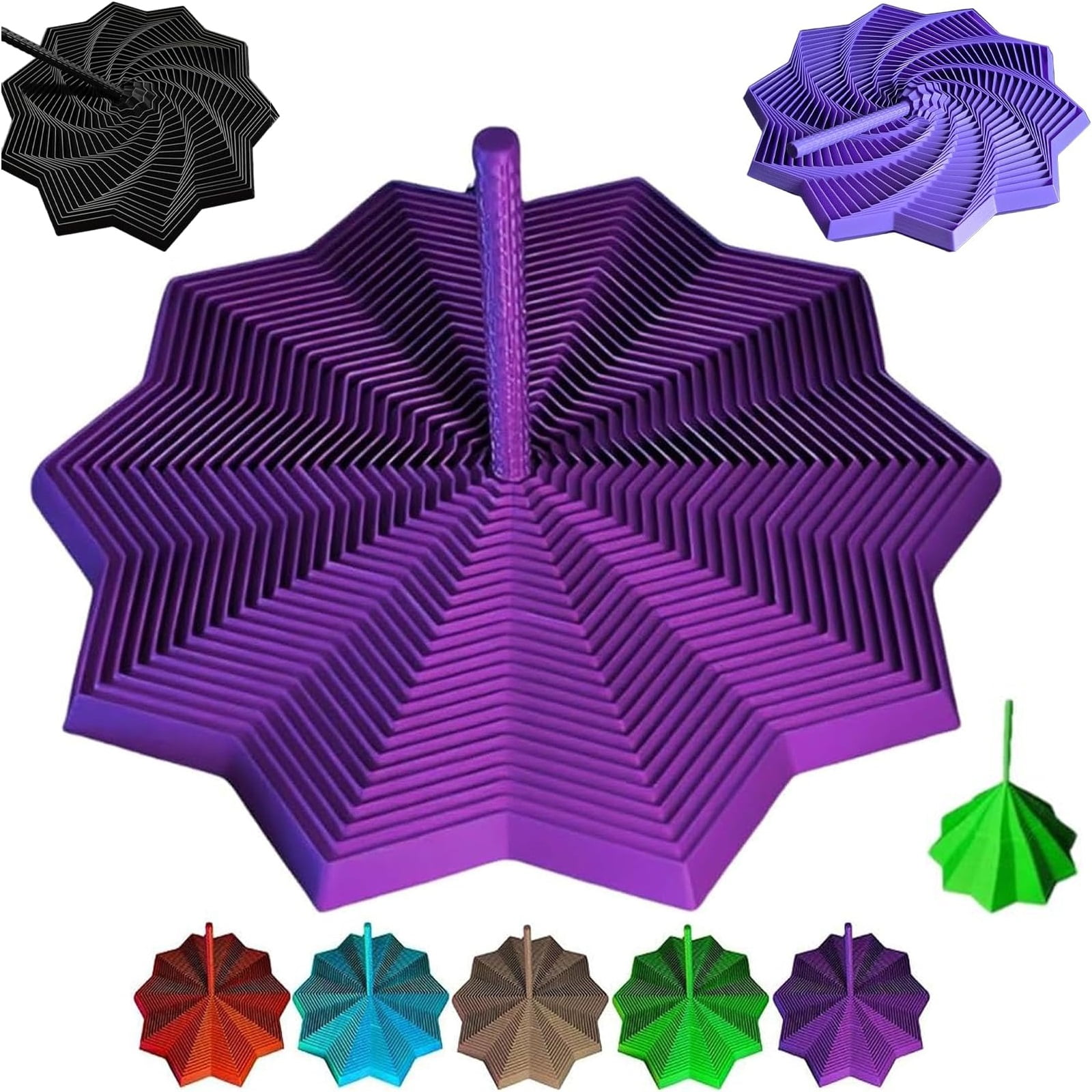 Sensory Fidget Star, Fractal Fidget Hexagon with Handles, Honeycomb ...