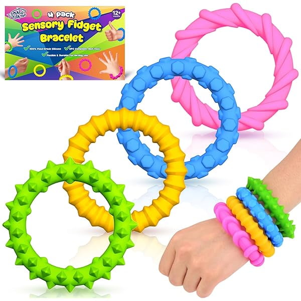 Sensory Fidget Toys Kids Toddlers Pack Chew Sensory Rubber