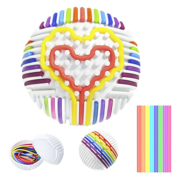 Sensory Fidget Toys for Kids, Sensory Activity Ball with 20 Rubber Ropes, Travel Essentials Toys for ADHD, Autism, Anxiety Relief