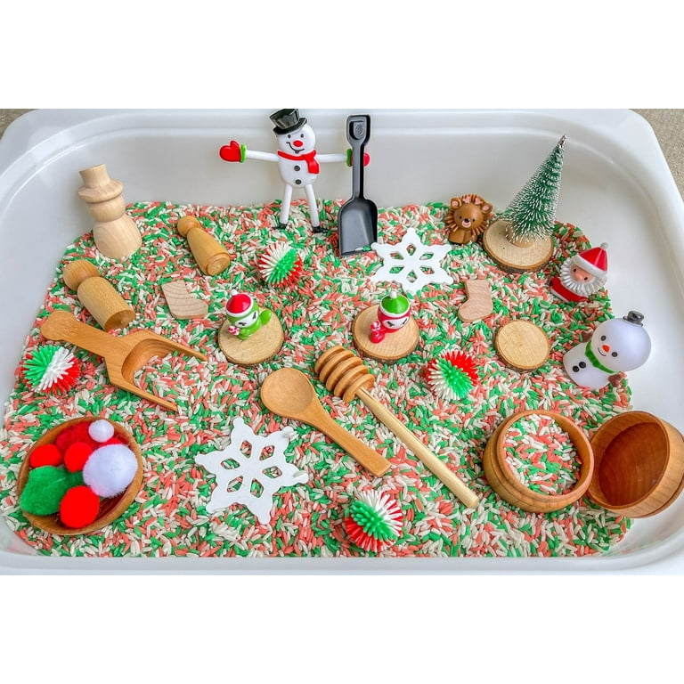 Sensory-N-Stuff Handmade Christmas Sensory Bin, Sensory Play