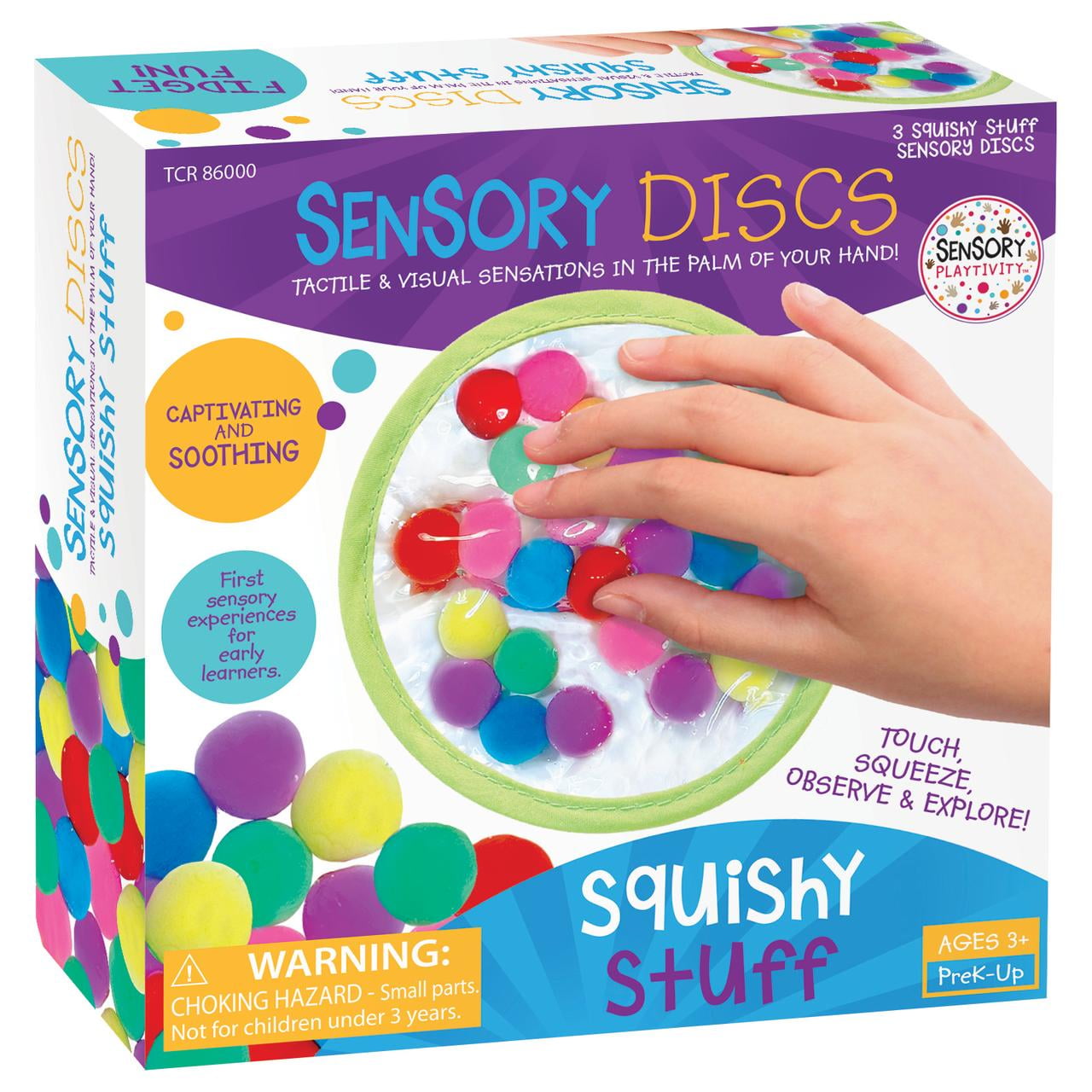 Sensory Playtivity Squishy Stuff Sensory Discs 3-Pack