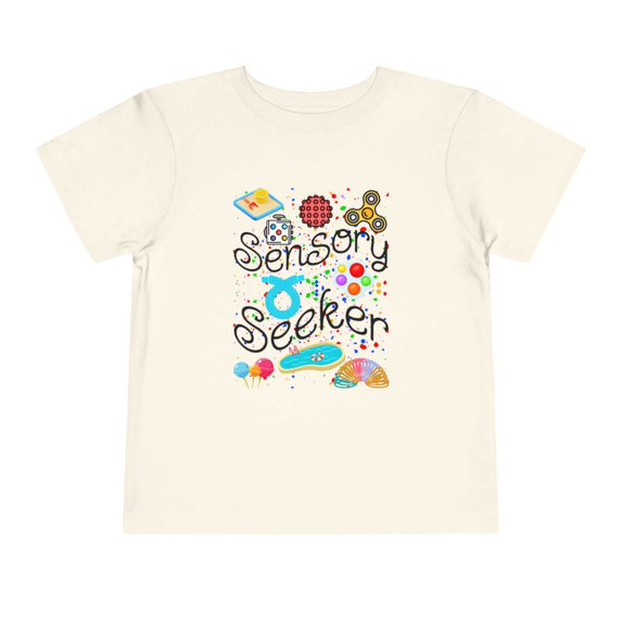 Sensory Seeker Autism Awareness Toddler Shirt mens short sleeve shirts