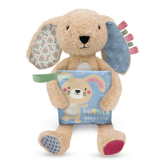 Sensory Snuggables Medium Plush Rabbit with Cloth Book (Other)
