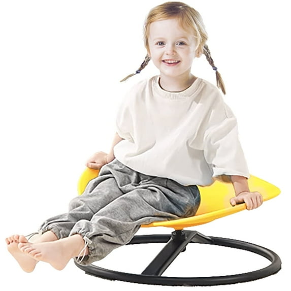 Sensory Spinning Chair for Kids with Autism & ADHD, Swivel Chair for Indoor/Outdoor Use, Sit and Spin Toys, Fish-Shaped Sensory Chairs for Autistic Children, Training Body Coordination