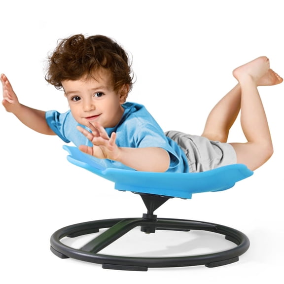 Sensory Spinning Chair for Kids with Autism & ADHD, Swivel Chair for Indoor/Outdoor Use, Sit and Spin Toys, Fish-Shaped Sensory Chairs for Autistic Children, Training Body Coordination