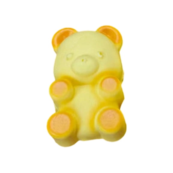 Sensory Squeeze Toys, Slow Rise Squeeze, Stress Ball Squeeze, Relaxation Toys Adults, 1Pc Gummy Bear Style 5X5X2 in Soft Stretchy Squeeze, Portable for Office, Classroom, Home Use