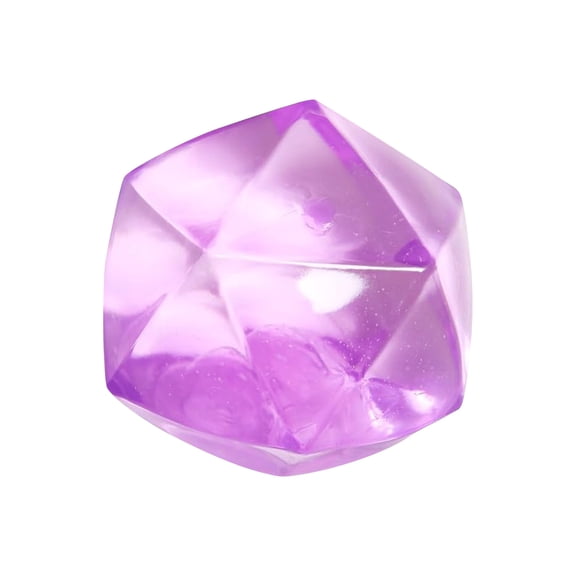 Sensory Stress Relief Diamond Shape Squishy Ball for Adults and Soft Relaxation Tool Office Anxiety Focus Purple 90ml Square