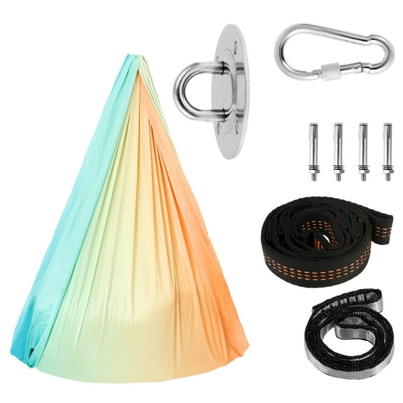 Sensory Swing for Kids & Adults,Double Layer Holds up to 300lbs, Indoor & Outdoor Therapy Cuddle Swing Stress Relief and Relaxation with 360 Swivel Hardware