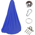 thumbnail image 1 of Sensory Swing for Kids/Adults, Therapy Swing Toddlers Hammock for Autism, ADHD,Special Needs Swing for Calming & Relaxing, Sensory Chair Toys & Gift (Hardware Included), 59x110in (Royal Blue), 1 of 15