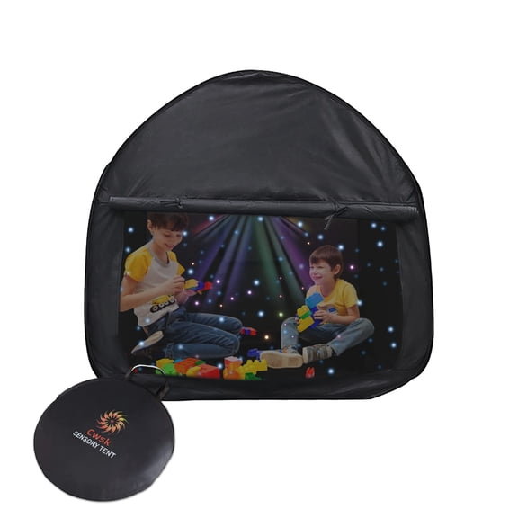 Sensory Tent for Kids 35.4 * 35.4 * 35.4 in- CPC Certified Calming Hideout with Blackout & Quiet Corner | Portable Collapsible Pop-Up Tent for Autism, ADHD, SPD | Improve Focus in Classroom, Bedroom