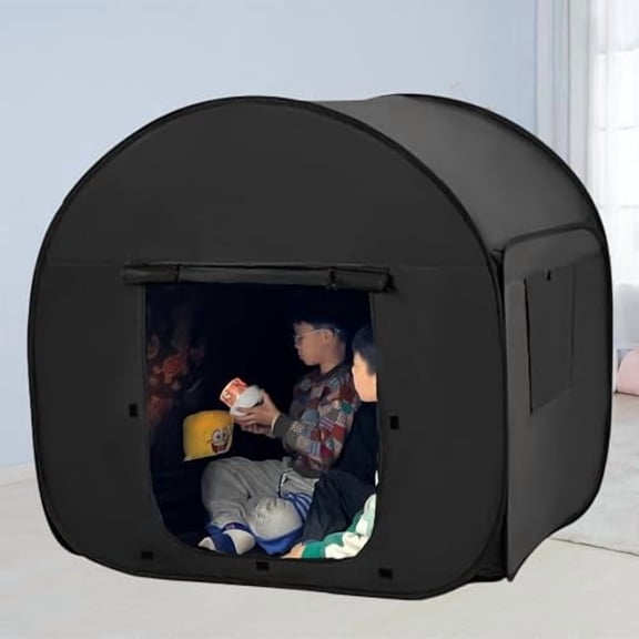 Sensory Tent for Kids & Adults with Autism,ADHD,SPD - CPC Certification Large Size 47x47in Calm Corner Helps Children Relax,Reduce Anxiety & Improve Focus - Pop-up Blackout Play Tent
