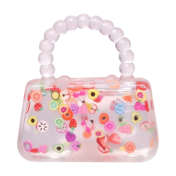 Sensory Toys Clear Transparent Squish Squeeze Colorful Handheld Tote Style Soft for Everyday Relaxation All Ages Gift Single Unit