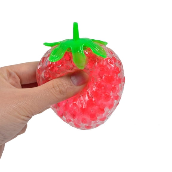 Sensory Toys for Student, Tactile Sensory Toys, Sensory Toys Adults, Toys, Squeeze Toys Adults Relaxation, 3 in Strawberry, Classroom Packs