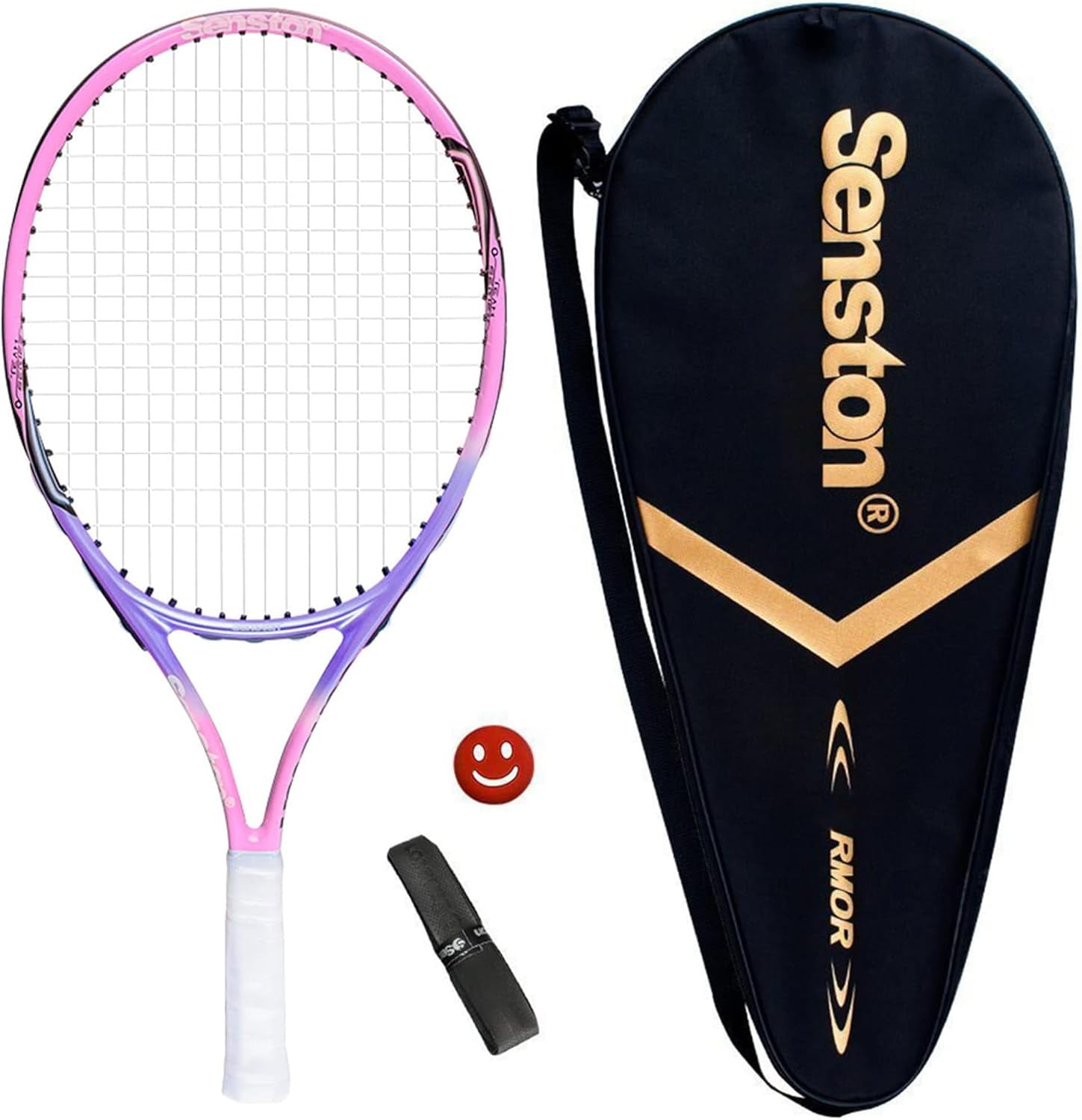 Senston 23"Kids Junior Tennis Racquet for Kids Children Boys Girls Tennis Rackets with Racket Cover