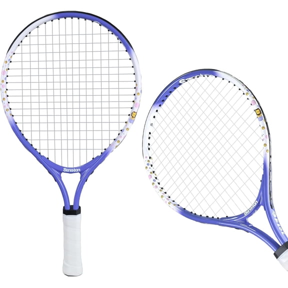 Senston Kids Tennis Racket Set (17 & 23 Inch) - 1 Pack Junior Tennis Racquet, Lightweight Aluminum Frame, Includes Cover