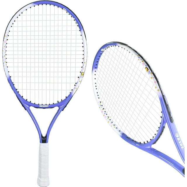 HEAD Ti. Conquest tennisracket, voorgespannen Light Balance-racket van 27 inch, met grip van 4 3/8 inch, donkerblauw