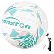 Senston Premium PVC Volleyball Size 5   Indoor/Outdoor Volleyball, All-Weather Durable Design for Training, Practice & Beach Games