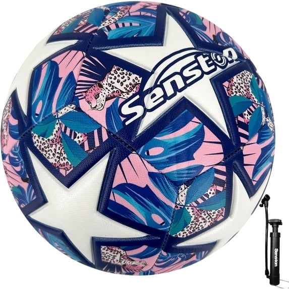 Senston Soccer Ball Size 5 with Pump Needle for Game Trainning Practice or Gift