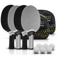 Senston Table Tennis Rackets Set,Professional Ping Pong Paddle Set for