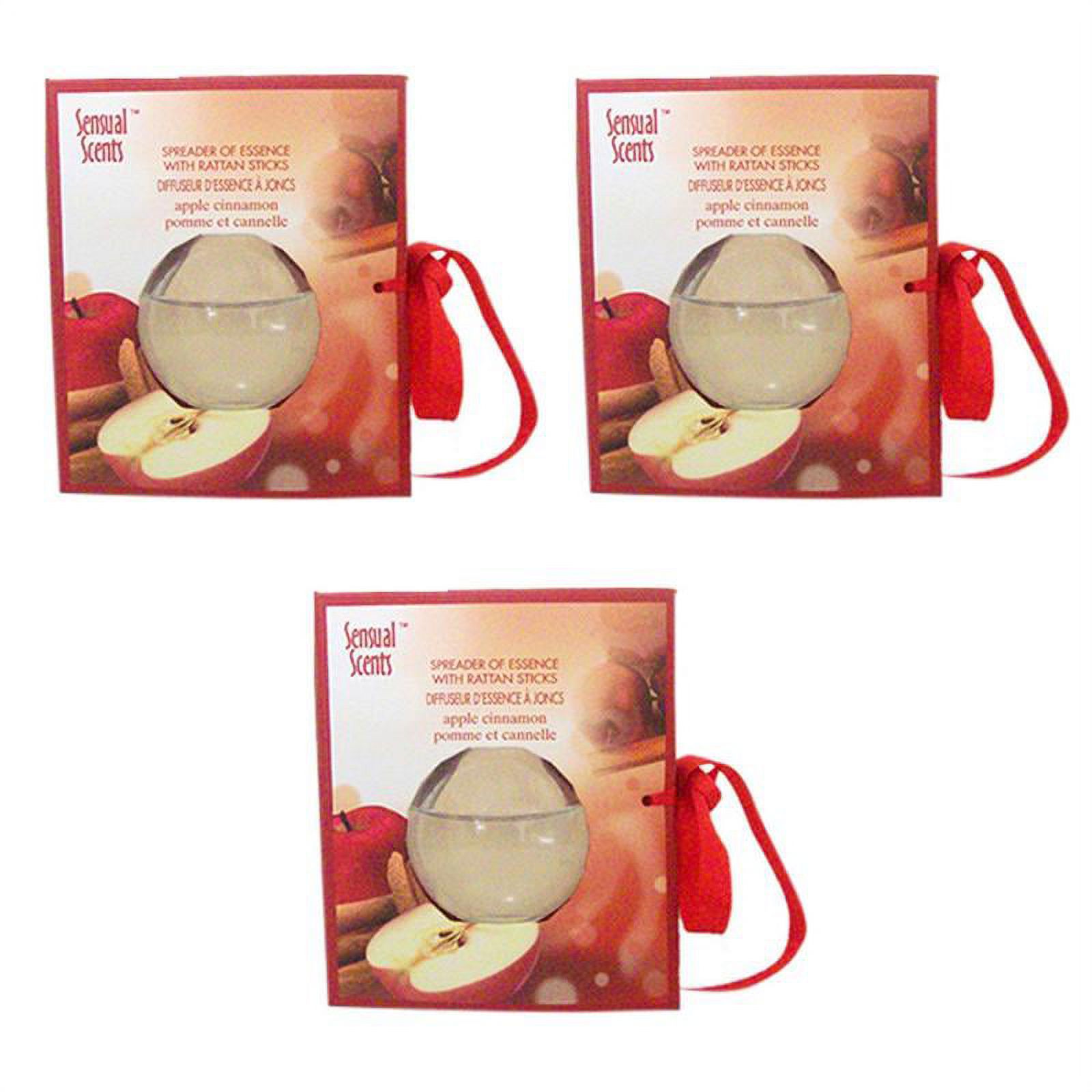 Sensual Scents Oil Diffuser With Rattan Sticks Apple Cinnamon (45ml